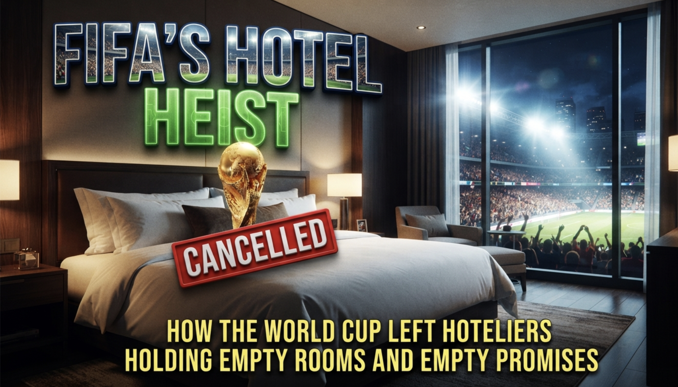 FIFA’s Hotel Heist: How the World Cup Left Hoteliers Holding Empty Rooms and Empty Promises